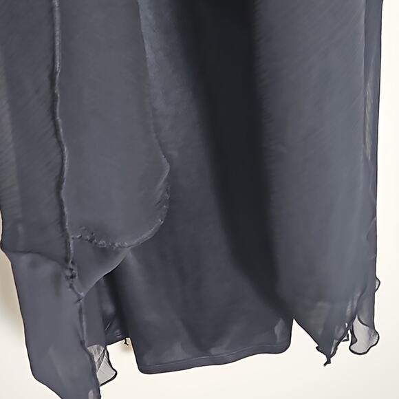 EUC Express Strappy Beaded V Neck Slip Dress Sz Medium - Picture 7 of 12